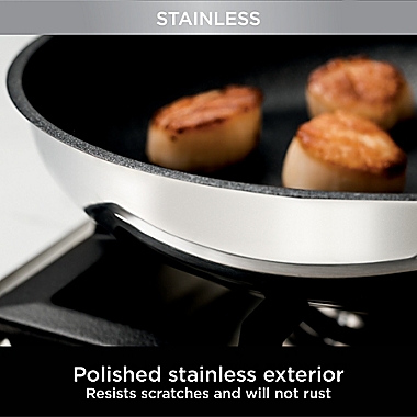 Ninja&trade; Foodi&trade; NeverStick&trade; Nonstick Stainless Steel 10-Piece Cookware Set. View a larger version of this product image.
