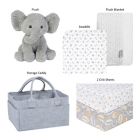 Alternate image 1 for My Tiny Moments&reg; 6-Piece Safari Gift Set in Grey