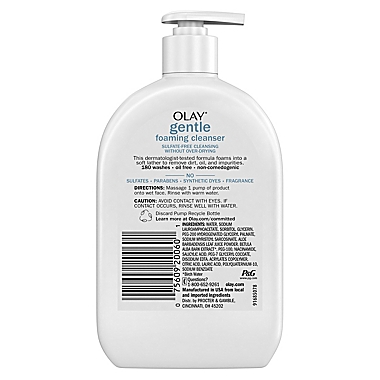 Olay&reg; 16 oz. Gentle Foaming Fragrance-Free Face Wash with Birch Water. View a larger version of this product image.