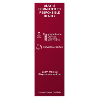 Olay&reg; 1.3 oz. Collagen Peptide Fragrance-Free 24 MAX Serum. View a larger version of this product image.