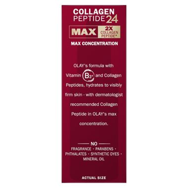 Olay&reg; 1.3 oz. Collagen Peptide Fragrance-Free 24 MAX Serum. View a larger version of this product image.