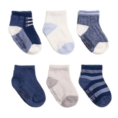 CuddlDuds&reg; Baby 6-Pack Ankle Socks