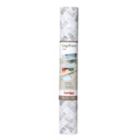 Alternate image 2 for Con-Tact&reg; Marble Chevron Non-Adhesive Shelf Liner in Grey