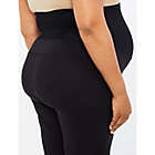 Alternate image 1 for Motherhood Maternity&reg; Plus Size Secret Fit Belly Maternity Yoga Pant in Black
