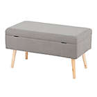 Alternate image 6 for LumiSource&reg; Contemporary Bench in Natural/Grey