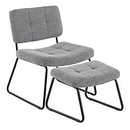 LumiSource® Stout 2-Piece Lounge Chair and Ottoman Set