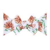 Baby Bling&reg; Printed Knot Headband in Saffron