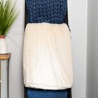 Alternate image 1 for Therapedic&reg; Faux Fur 16 oz. Weighted Blanket in Ivory