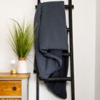 Alternate image 2 for Therapedic&reg; 12 lb. Jersey Knit Weighted Blanket in Navy