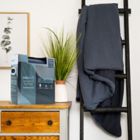 Alternate image 3 for Therapedic&reg; 12 lb. Jersey Knit Weighted Blanket in Navy