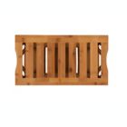 Alternate image 3 for Bracken 15-Inch Bamboo Stool with Shelf