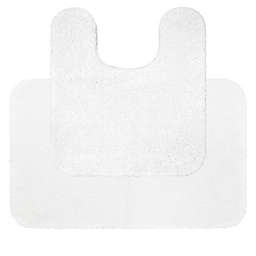 Simply Essential™ 2-Piece Tufted Bath Rug Set in Bright White