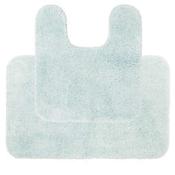 Simply Essential™ 2-Piece Tufted Bath Rug Set in Wan Blue