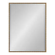 Kate and Laurel Gwendolyn Rectangular Wall Mirror in Gold