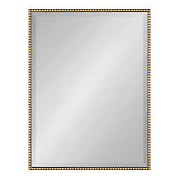 Kate and Laurel Gwendolyn Rectangular Wall Mirror in Gold