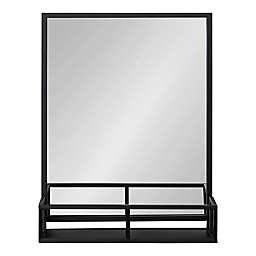 Kate and Laurel Jackson 22-Inch x 29-Inch Functional Mirror in Black