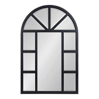 Kate and Laurel&trade; Hogan 24-Inch x 36-Inch Arch Wall Mirror in Black