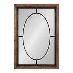Kate and Laurel® Silverthorne 24-Inch x 34.75-Inch Wall Mirror in Rustic Brown