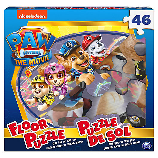 Alternate image 1 for Spin Master Games™ PAW Patrol: The Movie 46-Piece Floor Puzzle