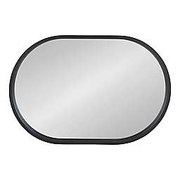 Kate and Laurel® Travis 20-Inch x 30-Inch Oval Wall Mirror in Black