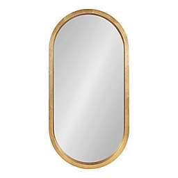 Kate and Laurel® Travis 12-Inch x 24-Inch Oval Wall Mirror in Gold