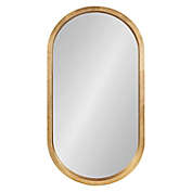 Kate and Laurel&reg; Travis 20-Inch x 30-Inch Oval Mirror in Gold
