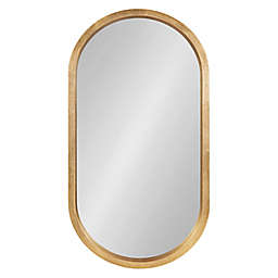 Kate and Laurel® Travis 20-Inch x 30-Inch Oval Mirror in Gold