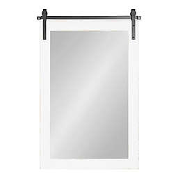 Kate and Laurel™ Cates 24-Inch x 38-Inch Rectangle Wall Mirror in White
