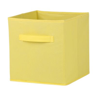 Simply Essential&trade; 11-Inch Heathered Collapsible Storage Bin in Limelight