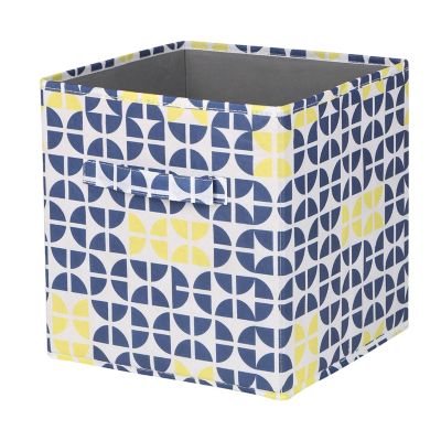 Simply Essential&trade; 11-Inch Mod Collapsible Storage Bin in Blue/Yellow
