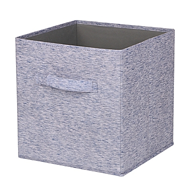Simply Essential&trade; 11-Inch Collapsible Storage Bin in Denim. View a larger version of this product image.