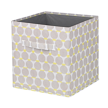 Simply Essential&trade; 11-Inch Collapsible Storage Bin in Multi Dots. View a larger version of this product image.