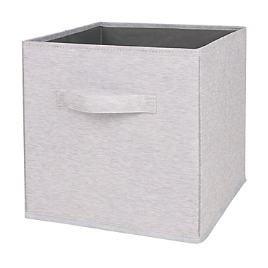 Simply Essential&trade; 11-Inch Collapsible Storage Bin in Heathered Microchip. View a larger version of this product image.