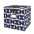Alternate image 0 for Squared Away&trade; 13-Inch Collapsible Storage Bin with Label Holder in Blue Depths/Peyote