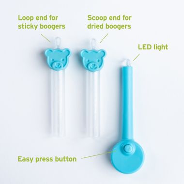 oogiebear-brite&trade; Nose and Nasal Aspirator in Blue. View a larger version of this product image.