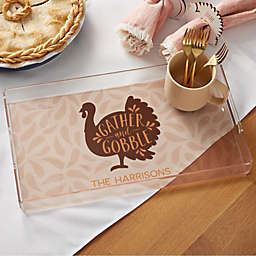 Gather & Gobble Personalized Acrylic Serving Tray