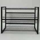 Alternate image 1 for Squared Away&trade; 4-Tier Stackable Metal Shoe Rack in Black