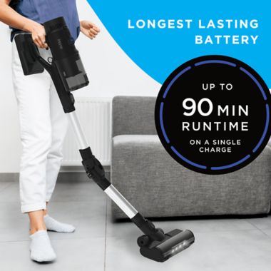 iHome&reg; StickVac SV3 Stick Vaccum in Black. View a larger version of this product image.