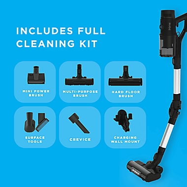 iHome&reg; StickVac SV3 Stick Vaccum in Black. View a larger version of this product image.