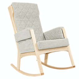 Dutailier® Margot Rocking Chair in Natural/Poplar Grey