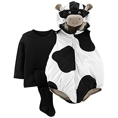 carter&#39;s&reg; Little Cow Baby Halloween Costume in Black/White. View a larger version of this product image.