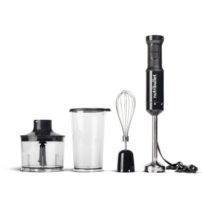 NutriBullet&reg; Immersion Blender in Black with Chopper Attachment and Measuring Cup