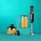 Alternate image 4 for NutriBullet&reg; Immersion Blender in Black with Chopper Attachment and Measuring Cup