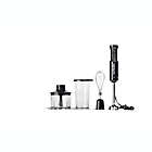 Alternate image 2 for NutriBullet&reg; Immersion Blender in Black with Chopper Attachment and Measuring Cup