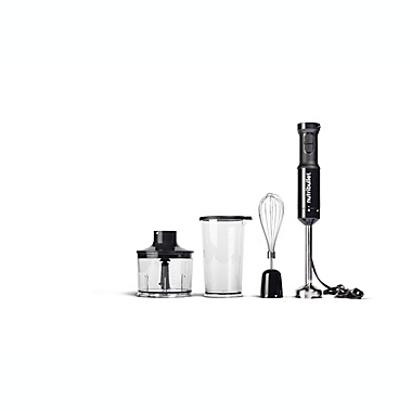 NutriBullet&reg; Immersion Blender in Black with Chopper Attachment and Measuring Cup. View a larger version of this product image.