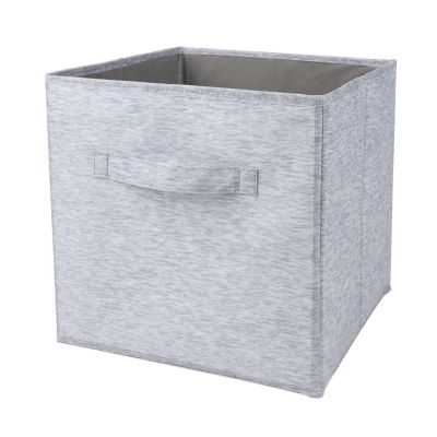 Simply Essential&trade; 11-Inch Collapsible Storage Bin in Heathered Zen Blue