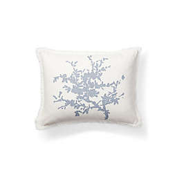 Lauren Ralph Lauren Ada Embroidered Oblong Throw Pillow in Cream/Blue