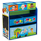 Alternate image 10 for Delta Children CoComelon 6-Bin Toy Storage Organizer in Blue