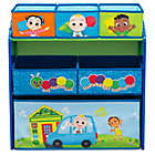 Alternate image 1 for Delta Children CoComelon 6-Bin Toy Storage Organizer in Blue