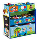 Alternate image 0 for Delta Children CoComelon 6-Bin Toy Storage Organizer in Blue